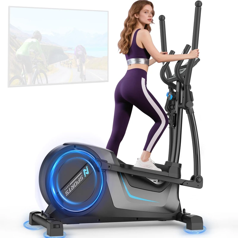 Neezee Elliptical Cross Trainer, 16 Level Resistance, 8KG Flywheel for Home