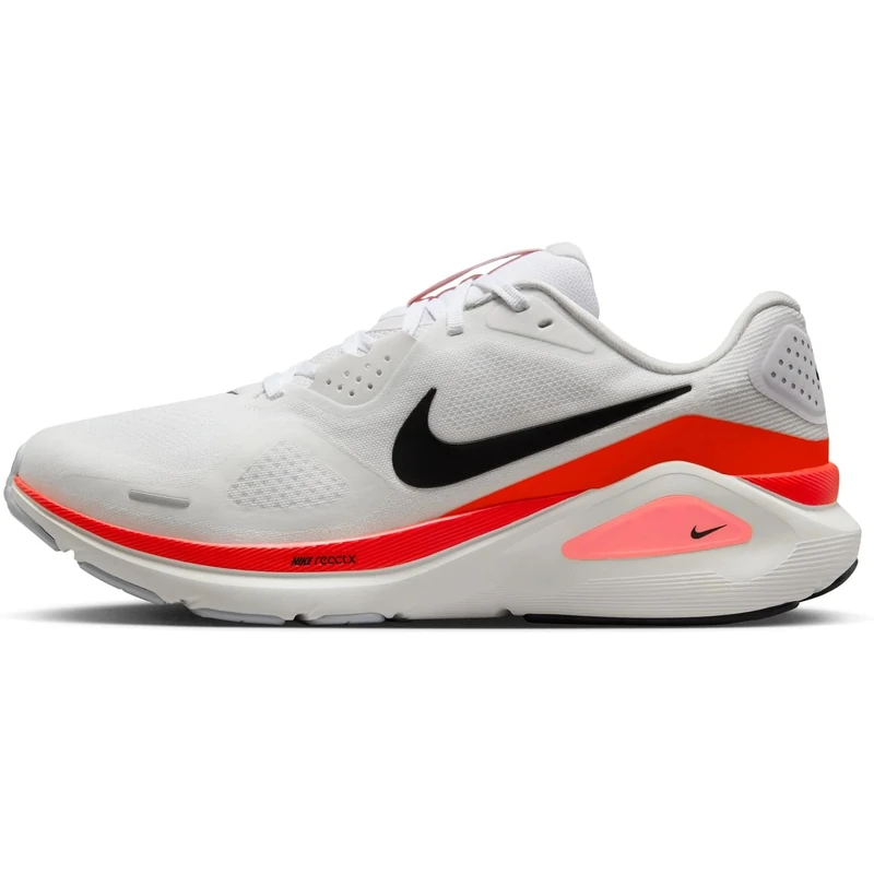 Nike Men's Structure 26 Sneaker, White/Black/Bright Crimson/Photon Dust, 8.5 UK