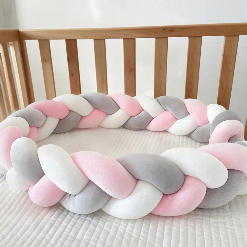 GYCS Knotted Cushion, Handmade Soft Knot Pillow, Braided Knotted Cushion, Cotton Bed Set All Round Braided Protector 100% Cotton Bed Set All Round Braided Protector for Room Decor,A10,400cm