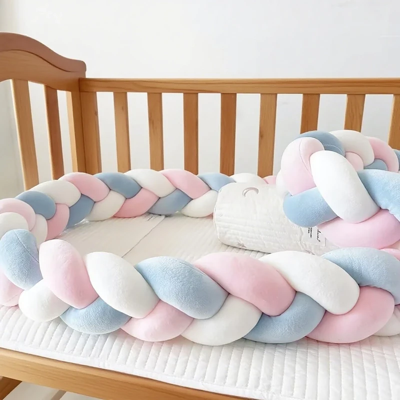 GYCS Knotted Cushion, Handmade Soft Knot Pillow, Braided Knotted Cushion, Cotton Bed Set All Round Braided Protector 100% Cotton Bed Set All Round Braided Protector for Room Decor,A12,400cm