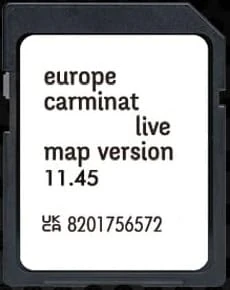 Europe 2025 GPS Navigation SD Card - Version 11.45 - Compatible with Renault Tomtom Live