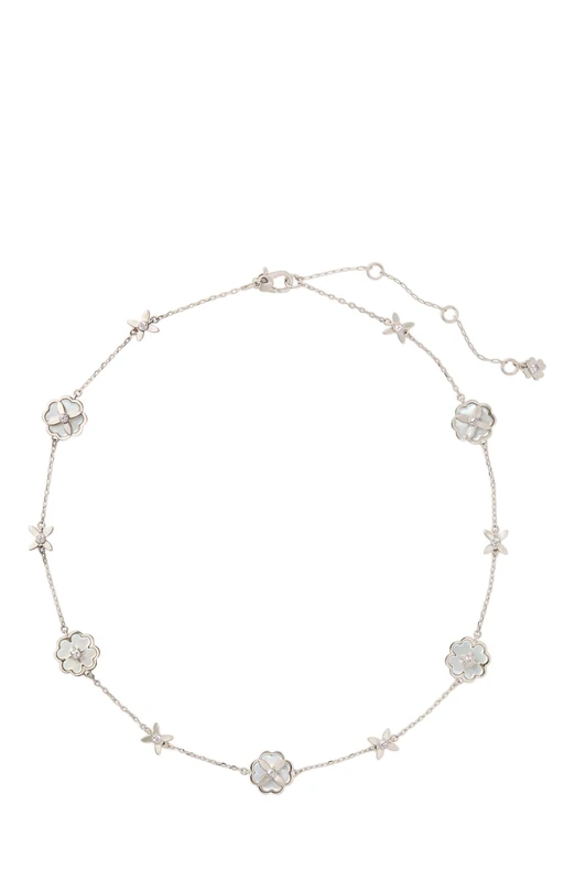 Kate Spade New York Heritage Bloom Scttr Neck (Cream/Silver)