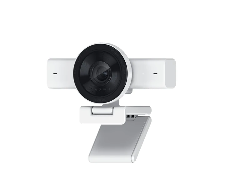 Razer Kiyo V2 - Webcam 4K 30FPS with AI-Powered Auto-Framing - One-Click Image Enhancement - High Dynamic Range - Ultra-Wide-Angle Lens - Compatible with Open Broadcaster Software and Xsplit | White