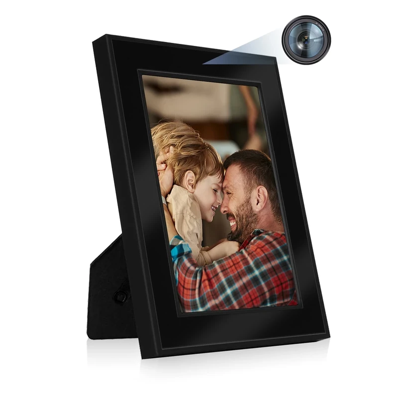 MDCGN Security Camera 1080P HD Picture Frame Cameras Mini Nanny Cam with Motion Detection, Loop Recording Small Video Recorder for Pet, Home Surveillance, No WiFi Function