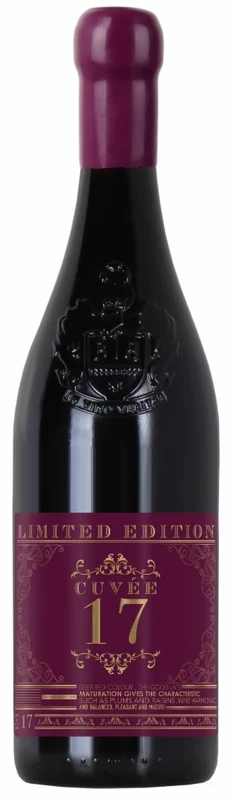 Cuvée 17 Rosso Vino d’Italia Limited Edition – Italian Red Wine – 750 ml Bottle – 17% Vol – Intense, Velvety & Persistent (Pack of 6)