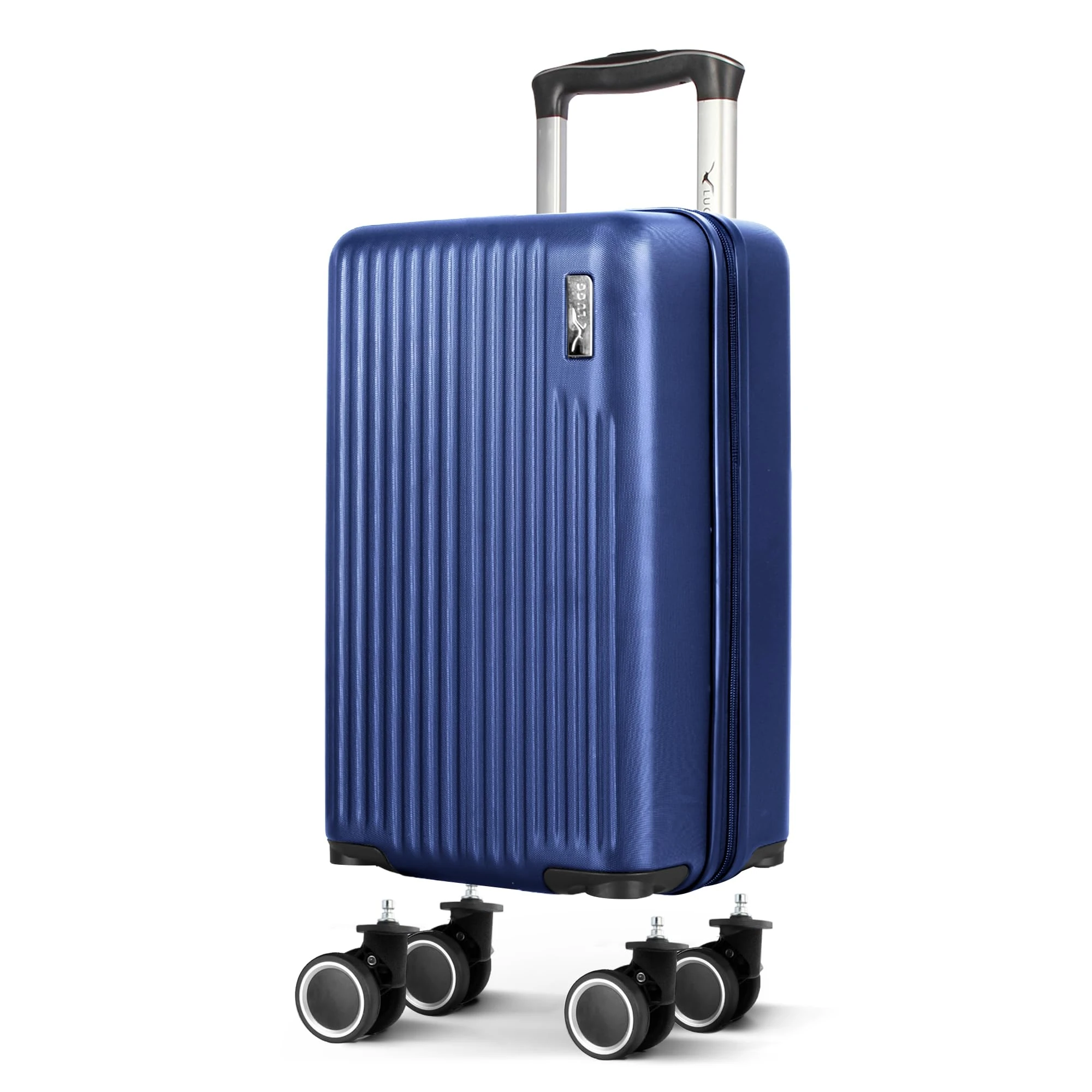 LUGG 40cm Vacay Suitcase ABS Luggage with TSA Indent Lock, Aluminium Trolley Handle, 360° Spinner Wheels, Water-Resistant & Durable Material - Ryanair Underseat Compatible (40 x 20 x 25cm)