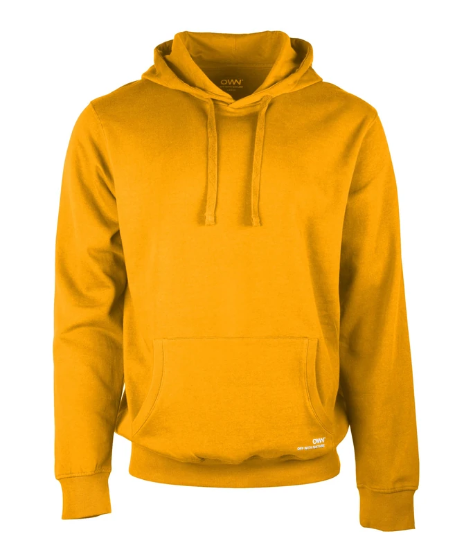 OWN Men's Brushed Hoodie, Ocher, S