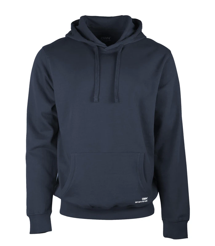 OWN Men's Brushed Hoodie, Blue, S