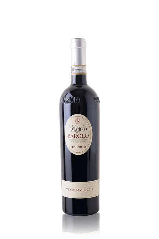 Batasiolo, BAROLO DOCG BOSCARETO 2014, 750 ml, Still Red Dry Wine, Tannin, Fruity, Mineral Flavour (Pack of 6)