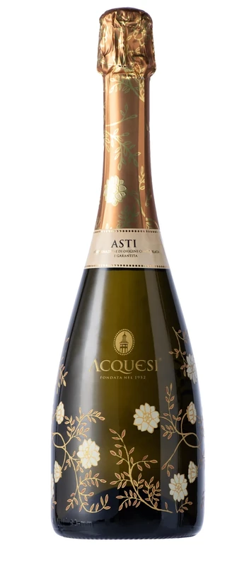 Acquesi Asti DOCG – Sweet Sparkling Wine from Piedmont – 750 ml Bottle – 7% Vol – Aromatic, Fresh and Fruity (Pack of 6)