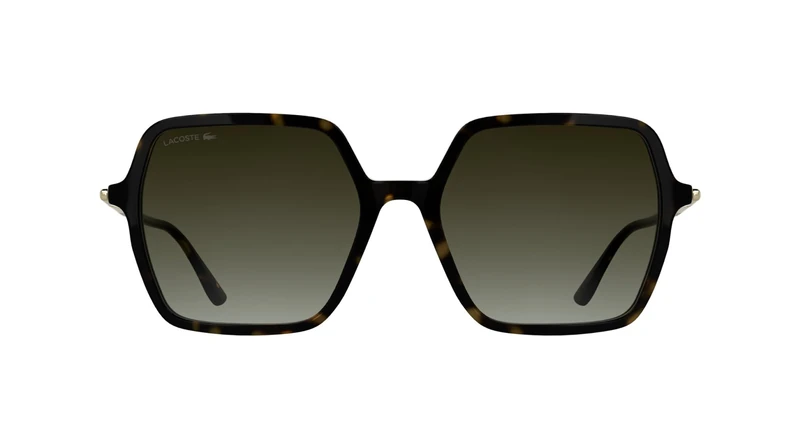 Lacoste L6079S Women's Sunglasses - Dark Havana Khaki Lens
