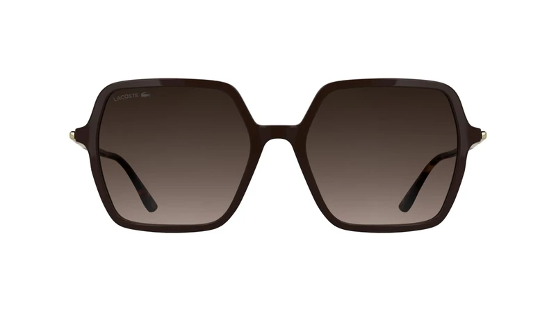 Lacoste Women's Sunglasses L6079S - Burgundy with Gradient Brown Lens