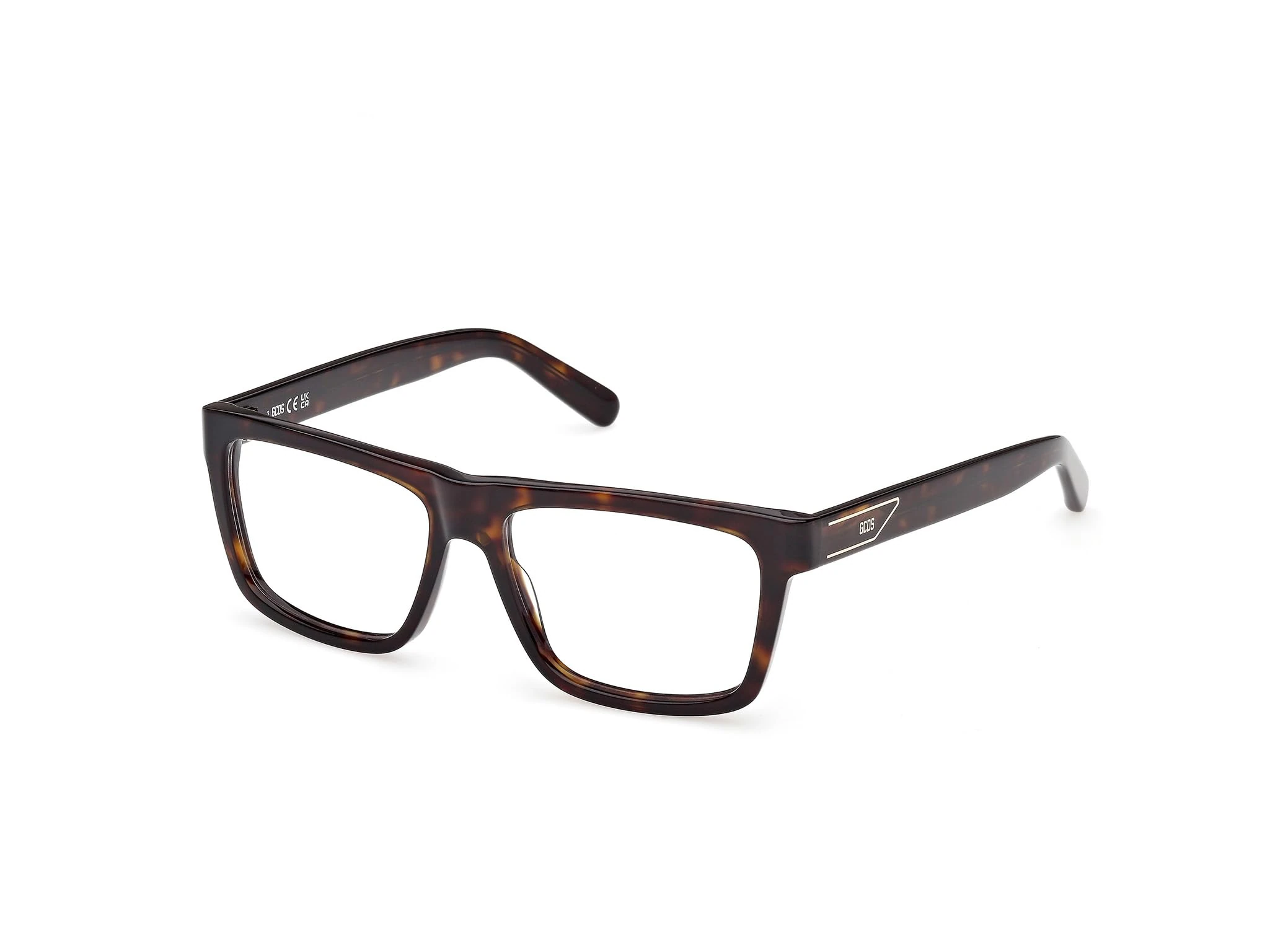 GCDS Men's Gd5050 Gafas, 052 Dark Havana, 54/15/145