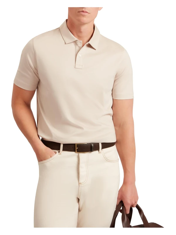 Ted Baker Mens 2808501 Polo Shirt, Lt-Grey, 28 UK