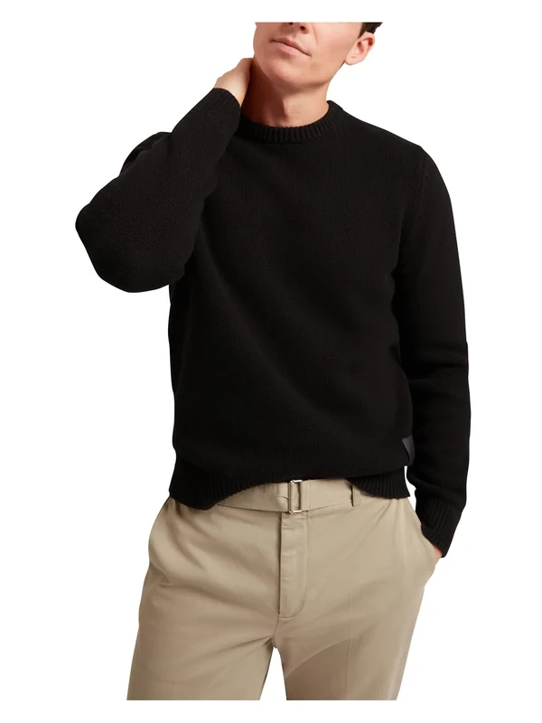 Ted Baker Men's 2794345 Shrug Sweater, Black, 12