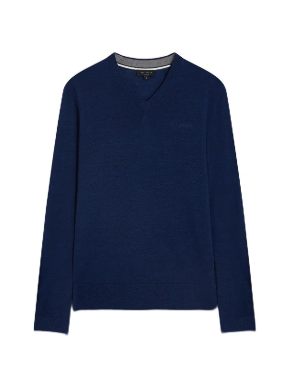 Ted Baker Men's 2819544 Shrug Sweater, Navy, 4