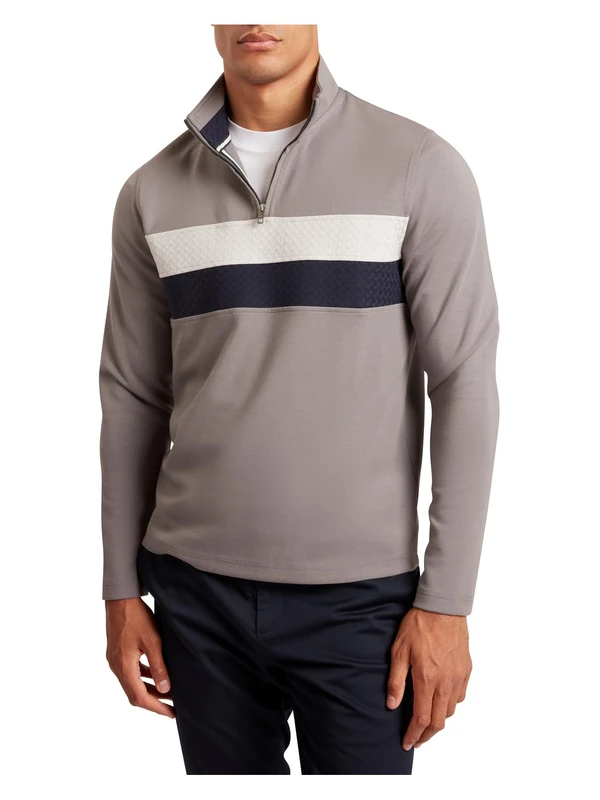 Ted Baker Men's 2793735 Shrug Sweater, DK-Grey, XL