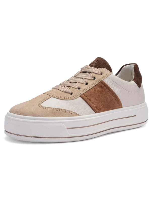 ara Women's Canberra Trainers, Beach, Cream, Mousse, Mocca, 39 EU Wide - Image 1