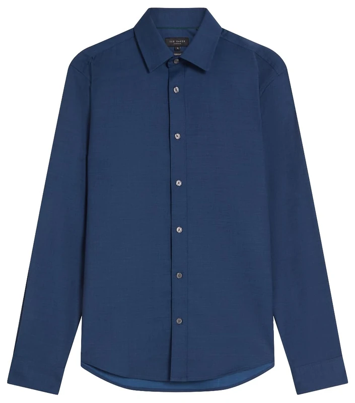 Ted Baker Men's 2818672 Dress Shirt, Blue, 30