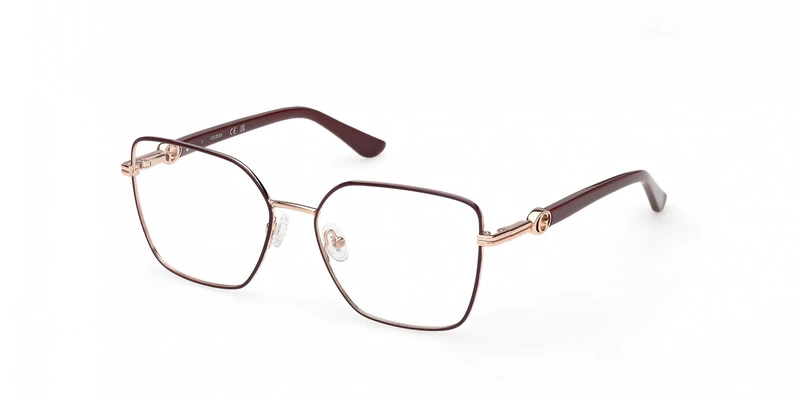 GUESS GU50313 Shiny bordeaux 53/16/140 WOMAN Eyewear Frame