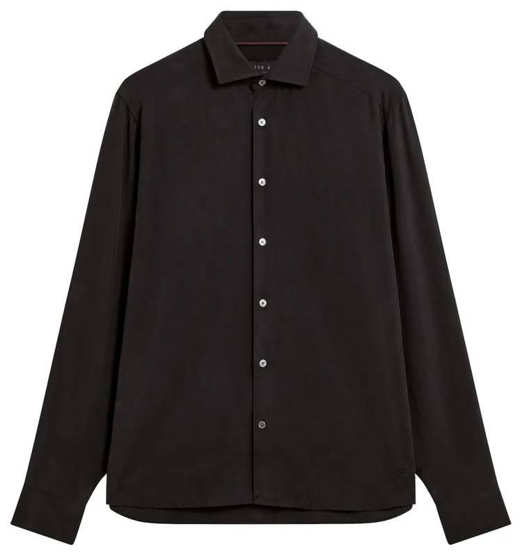 Ted Baker Men's 2812675 Dress Shirt, Black, 34