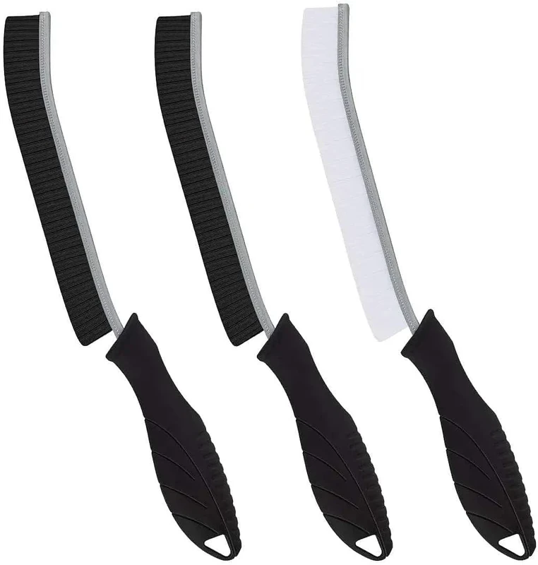 MagicWipe® Crevice Cleaning Brush – Narrow Gap Magic Brush for Deep Cleaning Window Tracks, Shower Door, Kitchen Sink, Sliding Door Rails, Corners & Grooves – Ergonomic Handle & Durable Bristles (3)