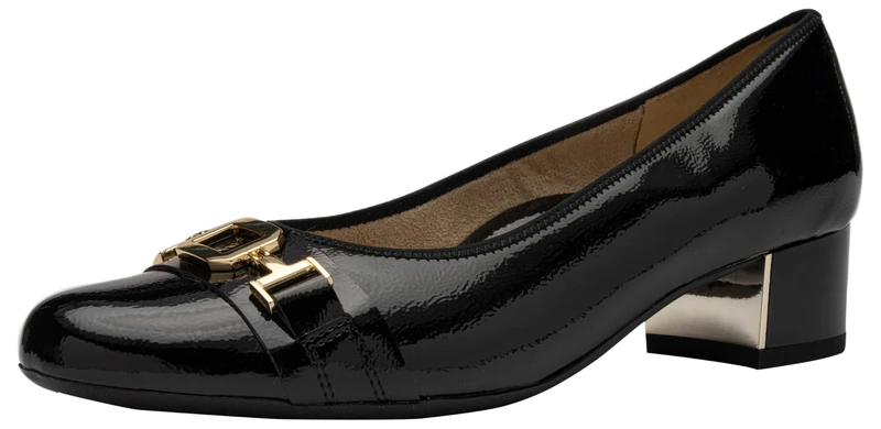 ARA Women Nizza Pump, Black, 39 EU Weit