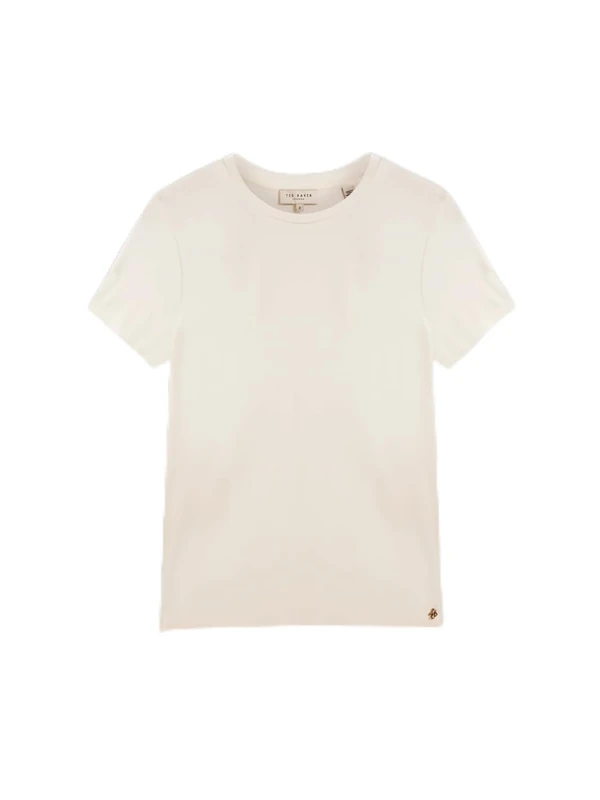 Ted Baker Women's Slouch Sleeve Waisted Top Sweater, Ivory, 4