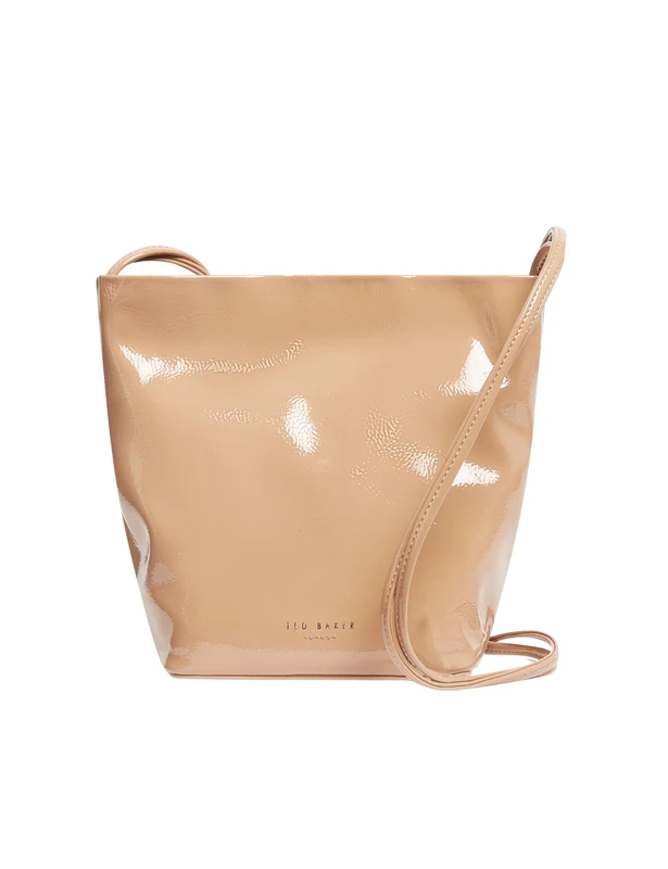 Ted Baker London Thin Strap mini Crinkle Bag, Camel, one Size - Image 1