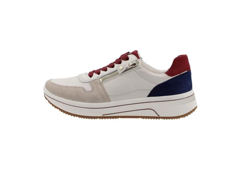 ara Women's Sapporo Trainers, Beach, Cream, Cherry, Ink, 37 EU Wide - Image 1
