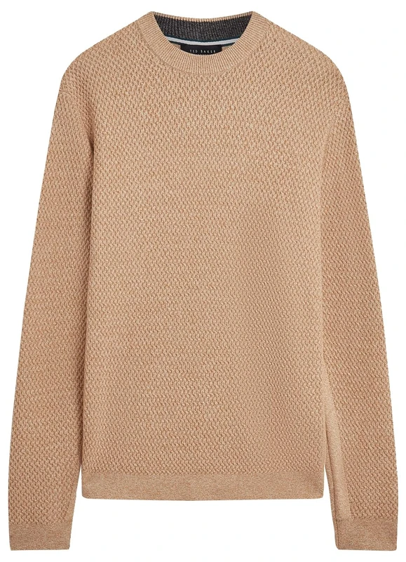 Ted Baker Men's 2817133 Shrug Sweater, Camel, L