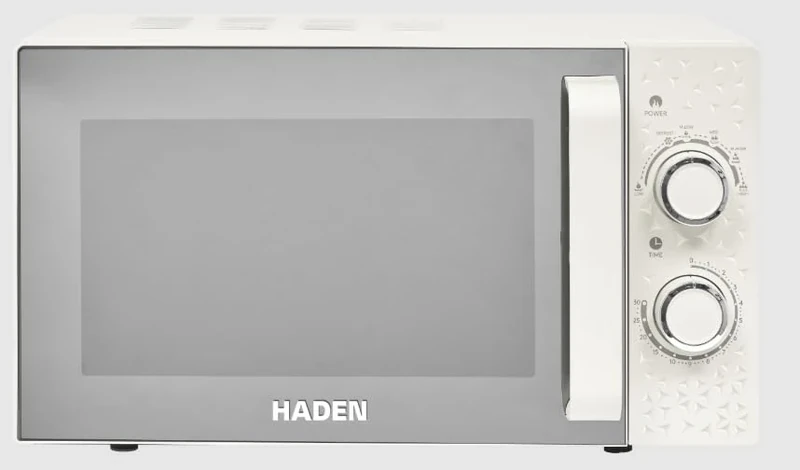 Haden Starbeck Microwave, 800W, 20L, White, 6 Power Levels, 30 Minute Timer