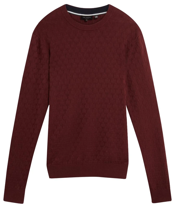 Ted Baker Men's T Stitch Crew Neck T-Shirt, Navy, 4