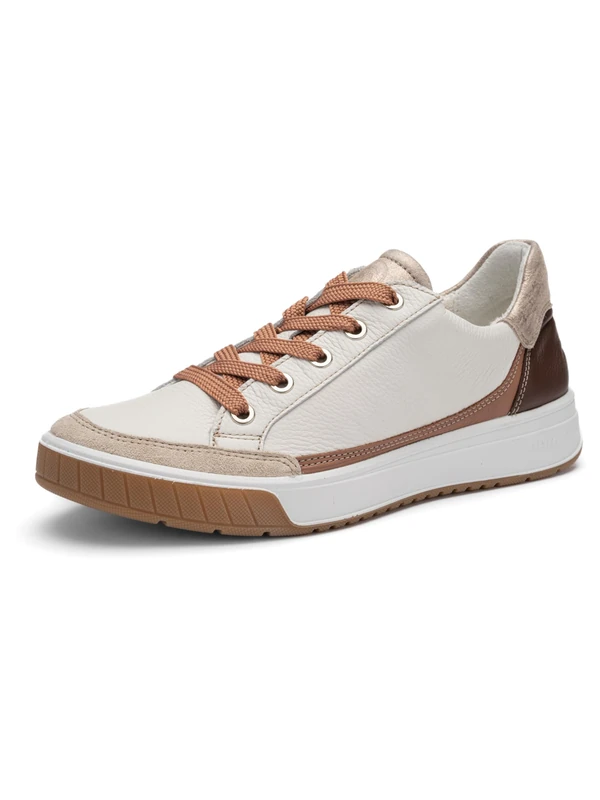 ARA Women ROM Sneaker, Beach Cream Mousse Mocha Shell, 42.5 EU - Image 1