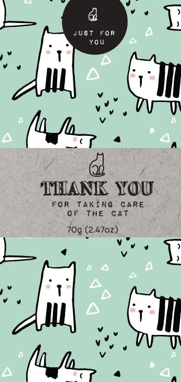Just For You - Thanks For Looking After The Cat Milk Chocolate Bar 70g x 20