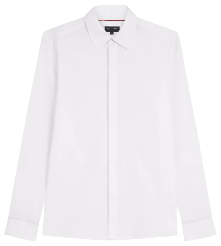 Ted Baker Men's 2812593 Dress Shirt, DK-Brown, L