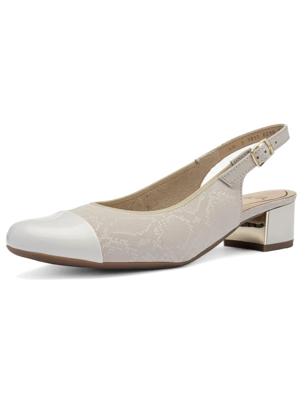 ARA Women Nizza Loafer, Cream, 42.5 EU Weit - Image 1