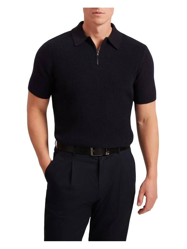 Ted Baker Men's T Stitch Crew Neck T-Shirt, Navy, L