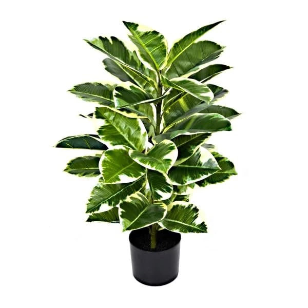 Artificial Real Touch Rubber Potted Plant 98cm/3ft