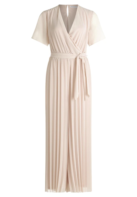 Betty & Co Women's Jumpsuit with Pleated, Gray, 40W