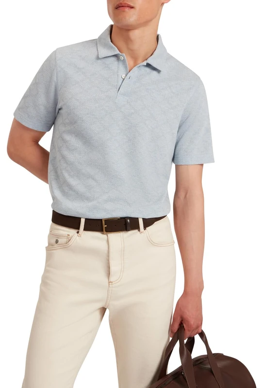 Ted Baker Men's 2807742 Polo Shirt, DK-Grey, M