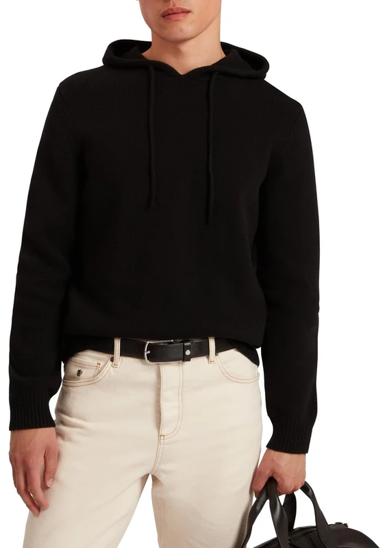 Ted Baker Men's 2794365 Skateboarding Hoodie, Black, XL