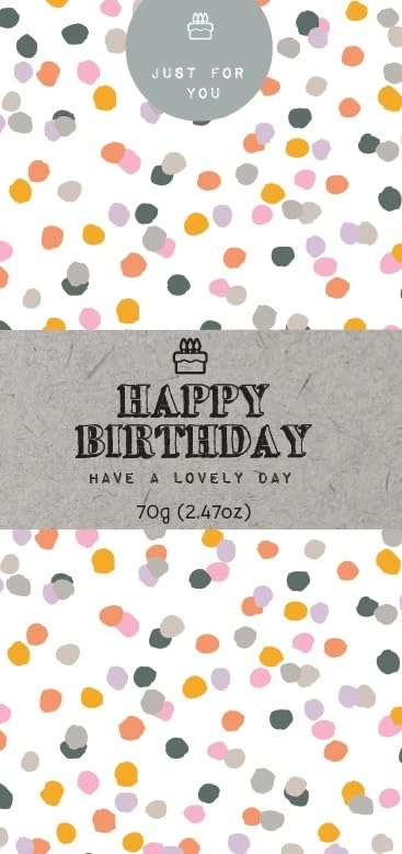 Just For You - Happy Birthday Milk Chocolate Bar 70g x 20