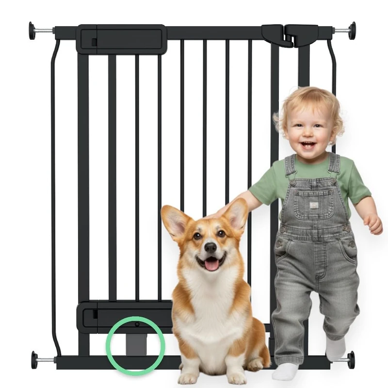 Ingenuity Hands-Free Baby Gate - 73-80cm Wide Pressure Mount