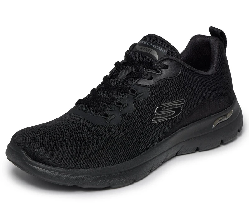 Skechers Women's Arch Fit Summits Daily Flow Trainers, Black, 5.5 UK