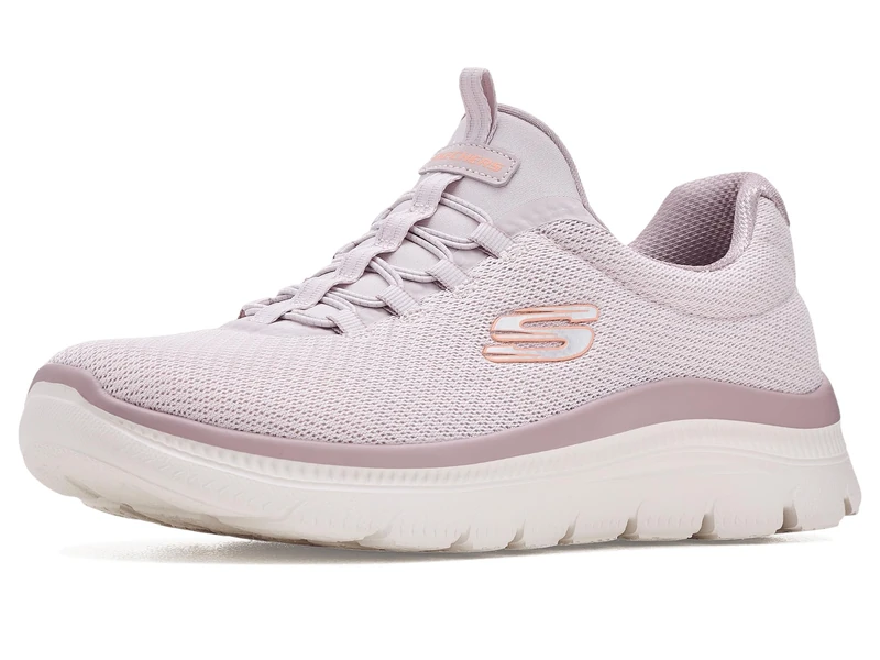 Skechers Women's Summits Plus Trainer, Pink, 7.5 UK