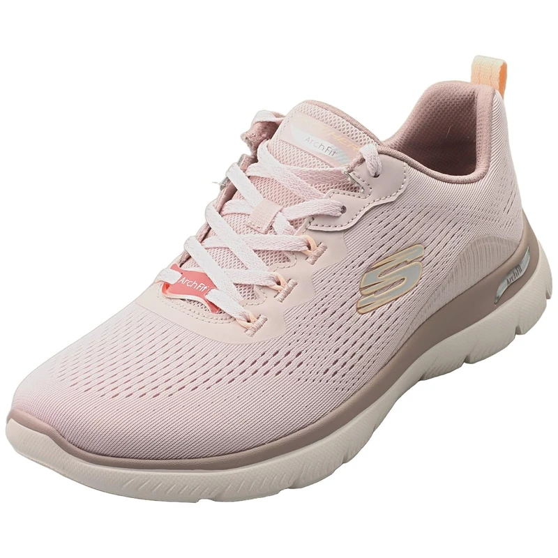 Skechers Women's Arch Fit Summits Daily Flow, Pink, 7.5 UK