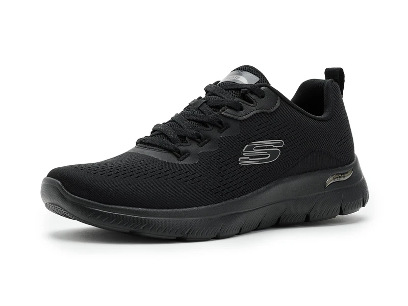 Skechers Women's Arch Fit Summits Daily Flow Trainers, Black, 3 UK