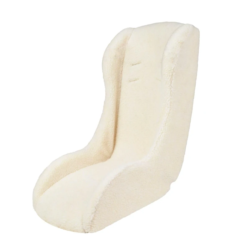 POLISPORT 8015000022 – Mini Pelican Fleece Toddler Seat Reducer with 3-Point Harness for Trailer, Stroller and Cargo Bike – Warm, Safe and Compatible for Children from 7 to 18 Months, White