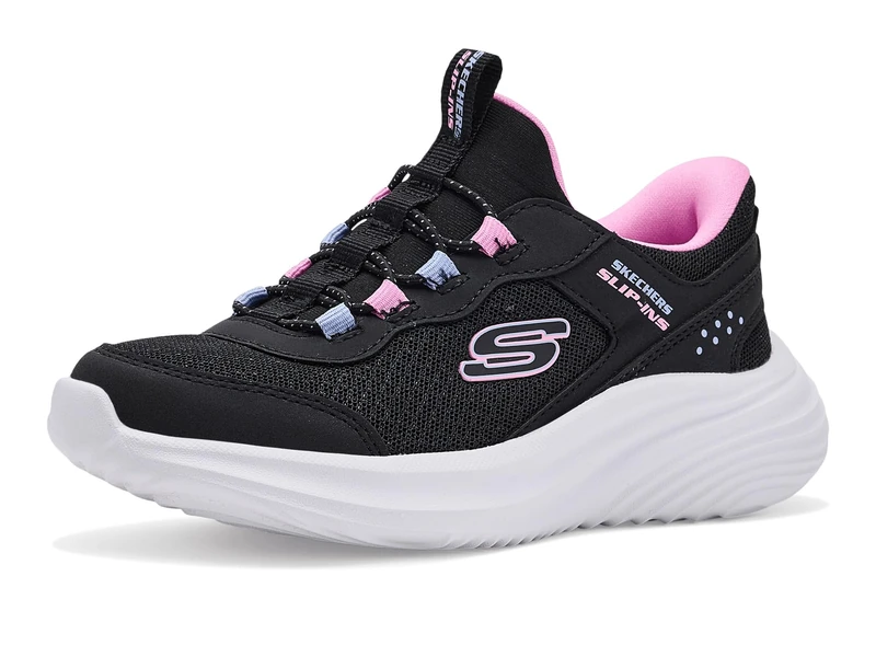 Skechers Girl's Bounder Pro Sneakers, Black, 10 UK Child